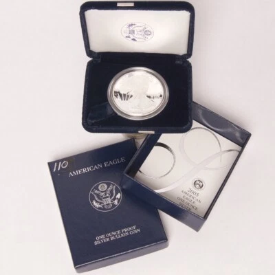 2005-W Silver American Eagle Dollar Proof - Image 1 of 3