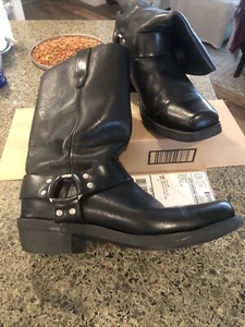 Dingo Men’s. Black Harness Riding Boot - Picture 1 of 10