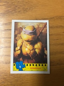 1990 Donatello Teenage Mutant Ninja Turtles O-Pee-Chee trading card - #4