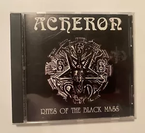 Vintage Acheron - Rites Of The Black Mass CD American Black / Death Metal Band - Foto 1 di 10