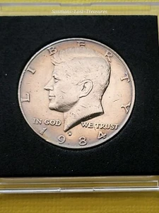 🇺🇸 1984-D 50C Kennedy Half Dollar Lightly Circulated. BEAUTIFUL TOINED COIN🚨 - Picture 1 of 10