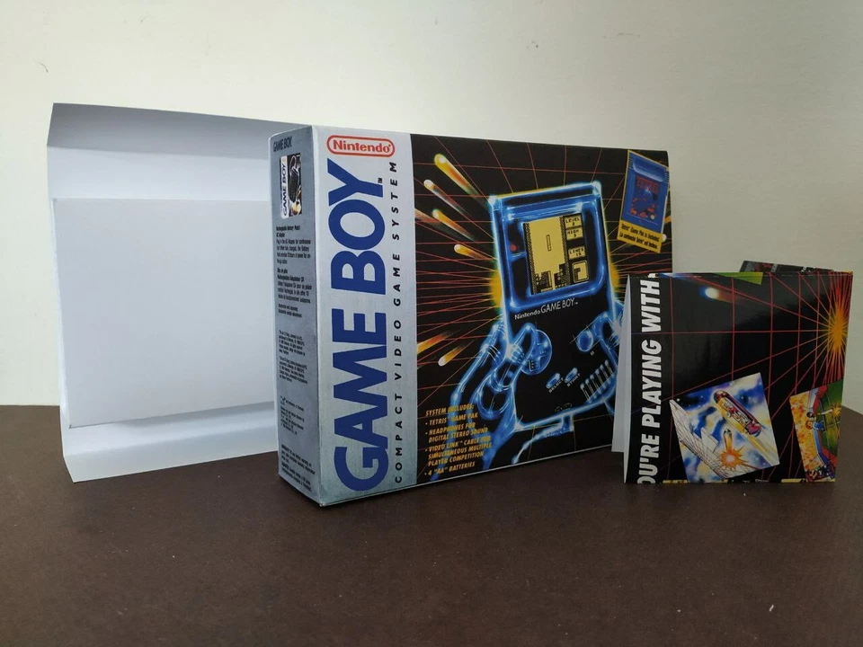 only box  gameboy Classic Tetris  - gb gba gbc nintendo - solo scatola - Immagine 1 di 2