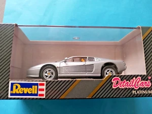 REVELL DETAIL CARS 1:43 FERRARI 512M 1995 IN SILVER - Picture 1 of 3