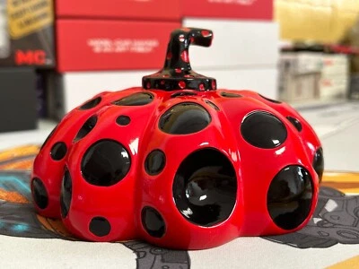 Yayoi Kusama Naoshima Island Limited Object Red Pumpkin Rare Japan  - Image 1 of 4