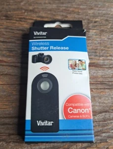 Vivitar Universal Wireless Shutter Release Remote Control for Canon New - Picture 1 of 8