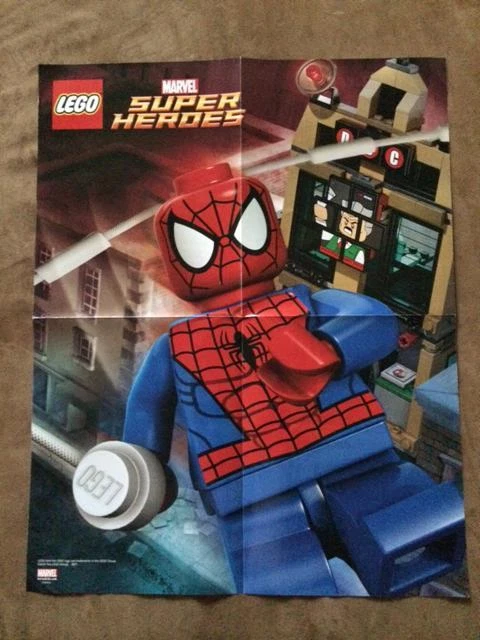 LEGO MARVEL SUPER HEROES Amazing Spider-Man - 16"x20" Original Promo Poster MINT - Image 1 of 1