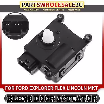 HVAC Heater Blend Door Actuator for Ford Flex Explorer Lincoln MKT Auxiliary - Image 1 of 4
