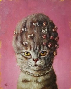 Marie Catoinette ART PRINT by Lucia Heffernan Image Size 12" x 15" - Picture 1 of 1