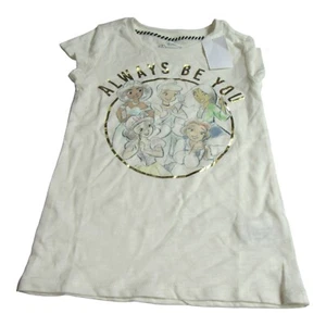 Disney Princess Girl Size XS 4/5 ‘Always Be You’ Graphic T-Shirt White - Picture 1 of 8