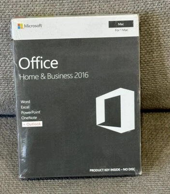 Microsoft Office Home & Business 2016 For Mac English Eurozone Only - NEW!! - Image 1 of 4