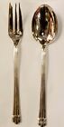 1980'S CHRISTOFLE (ARIA) SILVER PLATED SERVING SPOON & FORK (1)