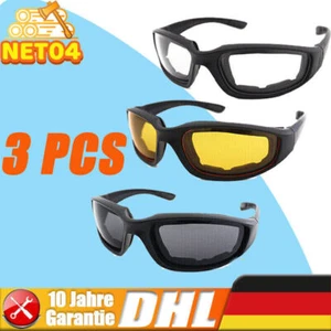Bikerbrille Motorradbrille Sonnenbrille Beschlagfrei Winddichtherren Polarisiert - Bild 1 von 13