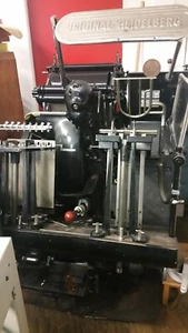 Heidelberg Tiegel OFFSET DRUCKMASCHINE - Bild 1 von 1