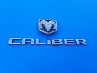 07 08 09 10 11 12 DODGE CALIBER REAR LID CHROME EMBLEM LOGO BADGE SET OEM (2011) Dodge Caliber