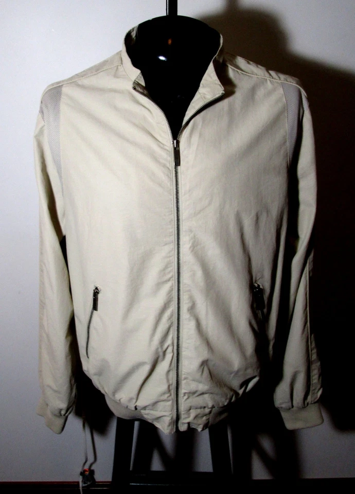 KENNETH COLE Reaction Beige Tan Full Zip Jacket Size XL - Image 1 of 4
