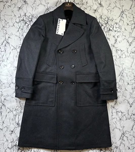 BELSTAFF Mens Dark Charcoal Milford Coat SIZE UK44 IT54 2XL BNWT Authentic Wool - Picture 1 of 21