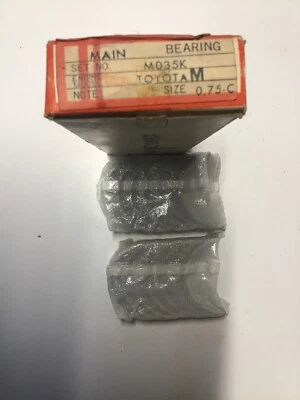 Rodamientos principales Toyota Corona MK2 Crown 2M Cressida 4M Celica Supra 4ME NDC .030 Foto 1 de 4