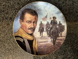✰ JOHN WAYNE ✰ THE RIDE HOME ✰ RIO GRANDE ✰Limited Edition Plate MINT - Picture 1 of 2