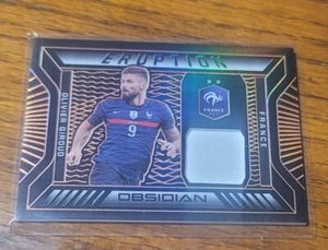 2021-22 Obsidian Soccer Olivier Giroud ERUPTION Orange Jersey Relic /50 FRANCE - Picture 1 of 2