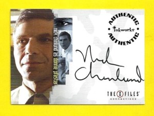 2005 Inkworks The X-Files Connections Autograph A-10 Nick Chinlund as Donnie