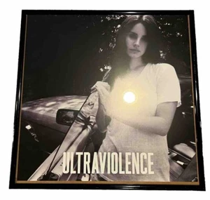 LANA DEL REY Ultraviolence METAL PLEXI FRAMED 12” Album Flat POSTER *No LP* - Picture 1 of 6