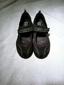 Skechers Shape Ups 11807 Black Mesh Rocker Toning Mary Jane Shoes Womens Sz 9.5 - Picture 1 of 8