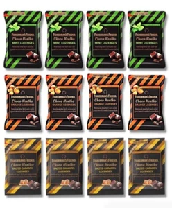 12x25g Fisherman Friend Sugar Free Choco Mentho Relief Cough Sore Throat Lozenge - Picture 1 of 11