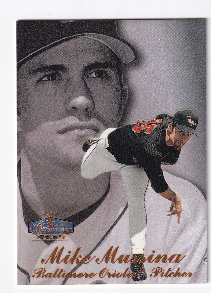 Mike Mussina 1998 Flair Showcase Card #2 Orioles AUC - Image 1 of 1