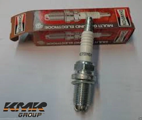 438064 CANDELA CHAMPION RC7BYC  PIAGGIO POKER BENZINA 420 CC ORIGINALE - Immagine 1 di 1