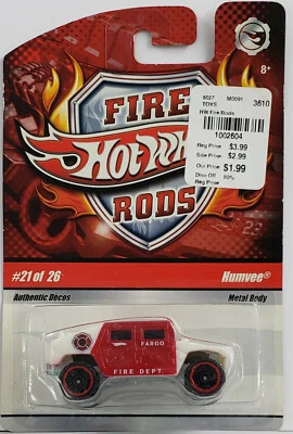 Hot Wheels Humvee - Hot Wheels Fire Rods 21/26 (2009) Premium MOC RARE!!  - Image 1 of 3
