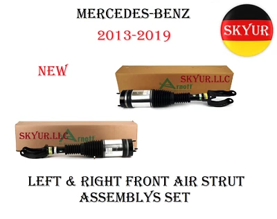 左右前悬架空气支柱组件。 适用于梅赛德斯 GL GLS 350 450 550 63 — 第 1/4 张图片