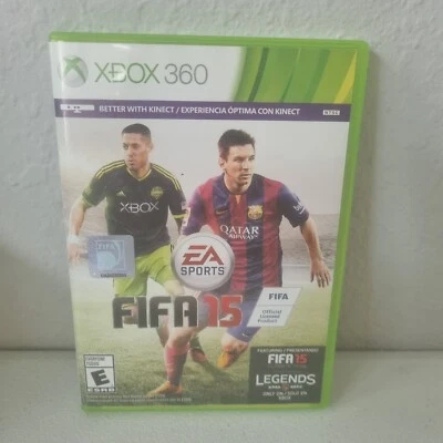 FIFA 15 Xbox 360 Soccer Video Game EA Sports FIFA Official Product 2015 w insert - Image 1 of 4