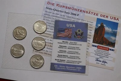 🧭 🇺🇸 USA STATE QUARTERS 2006 SEALED MINT SET B79 #810 - Image 1 of 4