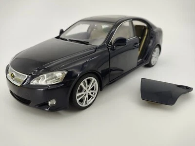 1/18 AUTOart Lexus IS350 Model Car Blue Condition C - Image 1 of 4
