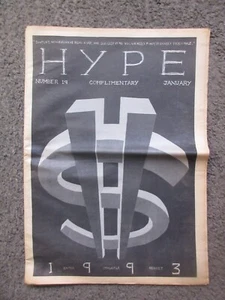 HYPE #19 JAN. 1993 SEATTLE GRUNGE ERA PAPER W/1 PAGE NIRVANA RELATED PAGE EX CND - Picture 1 of 17