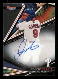 2022 Bowman's Best Best of 2022 Autographs Yhoswar Garcia - Picture 1 of 2