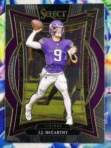 2024 Panini Select Football Concourse Level JJ McCarthy - Picture 1 of 2