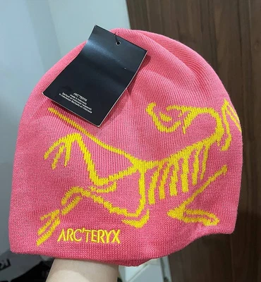 Gorro Arc’teryx Pink Bird Head Toque - Unisex Sombrero de esquí de lana Nuevo con etiquetas Invierno 2025 Foto 1 de 4
