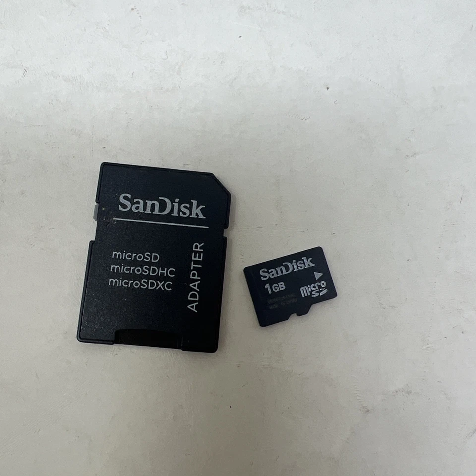 Sandisk 1GB Micro SD Card with MicroSD MicroSDHC MicroSDXC Adapter - Image 1 of 2