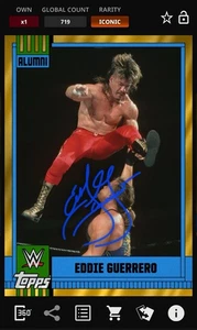 Eddie Guerrero - Gold Signature Iconic - Topps Slam WWE The Alumni 25 - Bild 1 von 1