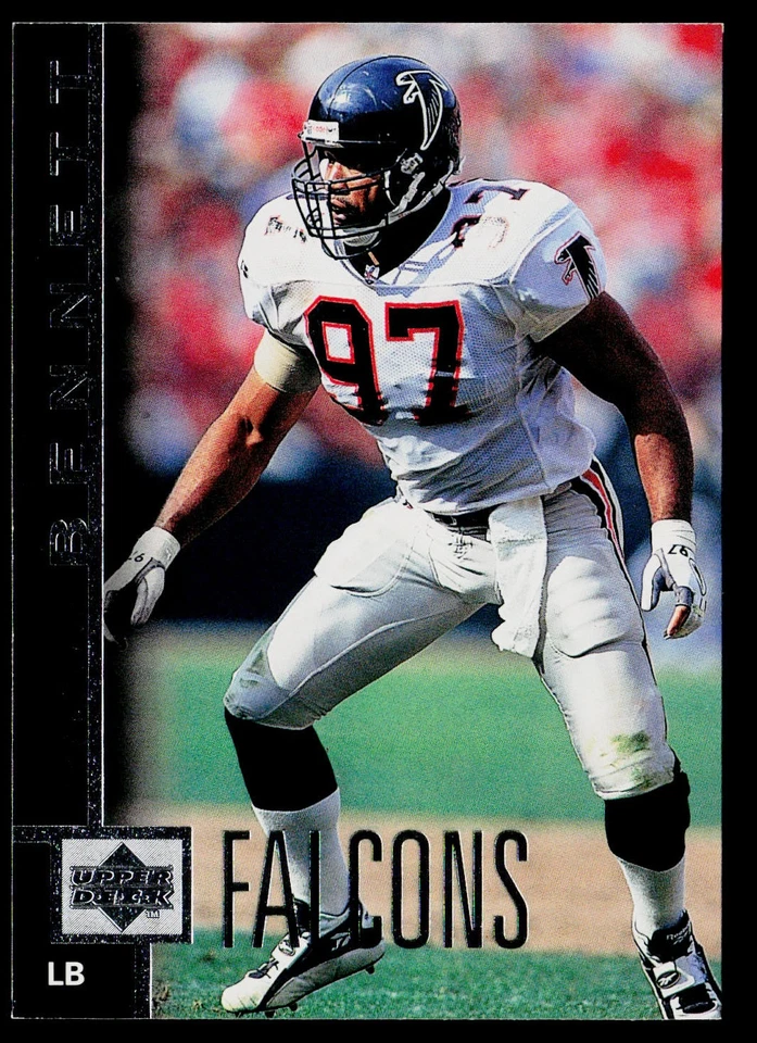 1997 Upper Deck #163 Cornelius Bennett Atlanta Falcons - Image 1 of 2