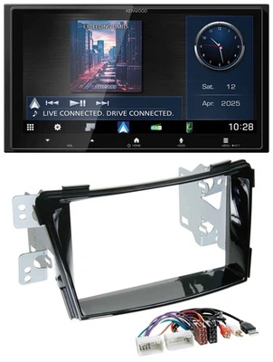 Kenwood Bluetooth 2DIN USB DAB MP3 Autoradio für Hyundai i40 ab 11 VF Klavierlac - Bild 1 von 4