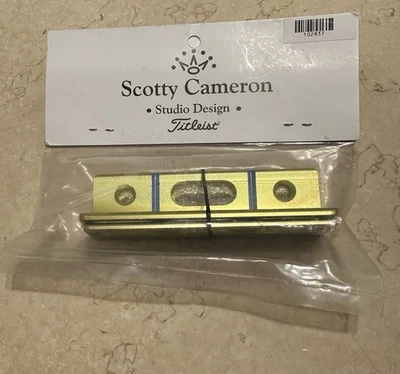 Scotty Cameron Putting Path Herramienta Círculo T Aid Entrenamiento Amarillo Golf Azul Nuevo Foto 1 de 3