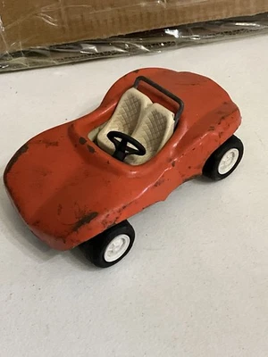 Passeggino Dune Vintage Tonka Arancione Acciaio Pressato Lunghezza 6,5" - Immagine 1 di 4