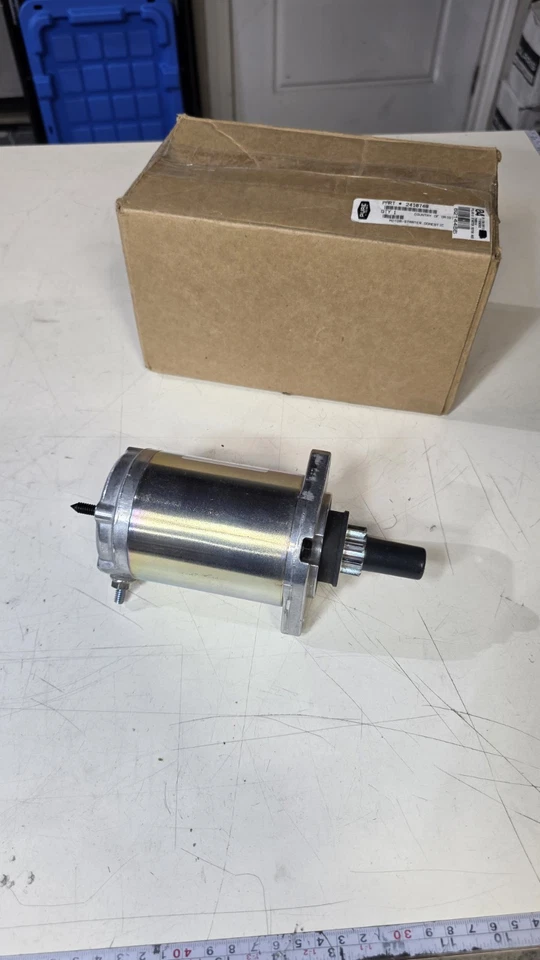 Polaris OEM Starter Motor 2410748 Fits WideTrak LX Trail Touring 340 550 07-15 Foto 1 de 3