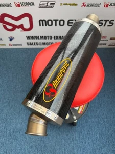Silenciador de lata de escape de carbono Akrapovic RSV S1000RR GSXR R1 universal 61 mm ID - Imagen 1 de 23