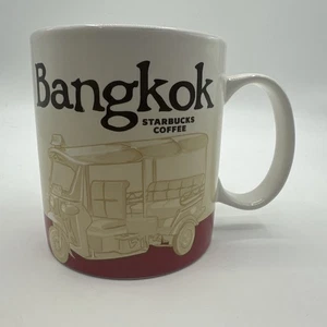 Taza Starbucks Bangkok Global Icon City Series 16 OZ taza de café roja 2016 - Imagen 1 de 6