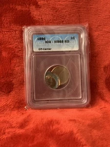 1986 ICG MS65 RD 65% Off Center Strike - Picture 1 of 2