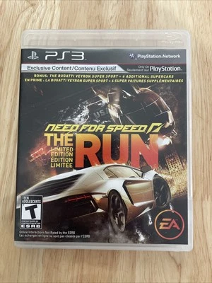 Need for Speed: The Run (Sony PlayStation 3, 2011) PS3 CIB - Tested Working - Image 1 of 4