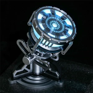 Alloy MK1 Iron Man Arc Reactor 1:1 Scale MK43 Tony Stark Chest LED Light Gift - Picture 1 of 13